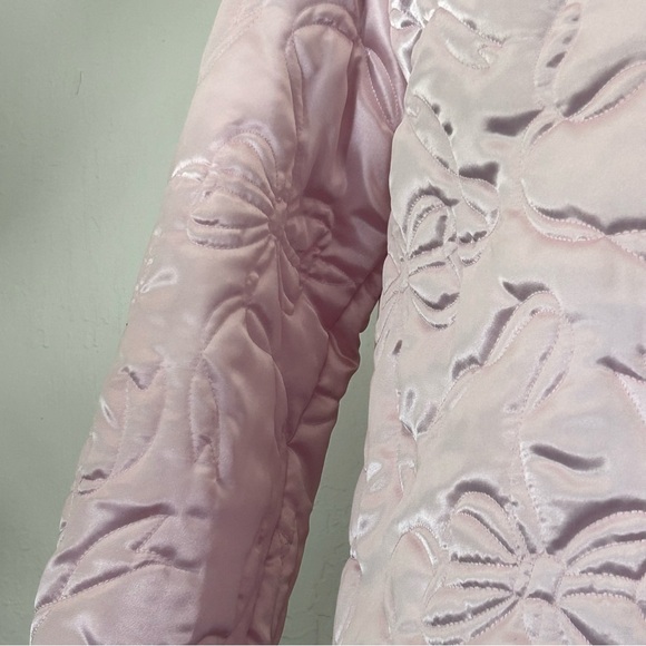 Vintage 50s Coquette Bow Puffer I. Magnin Coat - Picture 7 of 13